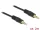 Delock Stereo Jack kábel 3.5 mm 3 pin apa > apa 2 m fekete (83746)