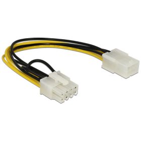   Delock 83775 PCI Expressz 6 tűs anya > 8 tűs apa tápkábel, 20 cm