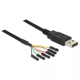   Delock kábel USB apa > TTL 6 tűs fejléc anya külön 1,8 m (5 V)