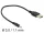 Delock kábel USB Type-A dugó tápegység > DC 3,0 x 1,1 mm-es apa 27 cm (83793)