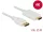 Delock Kábel Displayport 1.2 dugó > High Speed HDMI-A dugó passzív 4K 2 m fehér (83818)