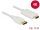 Delock Kábel Displayport 1.2 dugó > High Speed HDMI-A dugó passzív 4K 3 m fehér (83819)