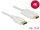 Delock Kábel Displayport 1.2 dugó > High Speed HDMI-A dugó passzív 4K 3 m fehér (83819)