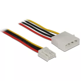   Delock tápkábel 4 tűs apa > 4 tűs floppy anya 60 cm (83822)