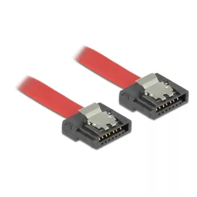 DeLock 83832 SATA Flexi kábel 10 cm piros