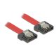 DeLock 83834 SATA Flexi kábel 30 cm piros