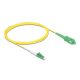 Delock Kábel, optikai szálas LC-APC > SC-APC Simplex egyszeres OS2, 2 m (83861)