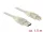 Delock 83893 USB 2.0 Type-A male > USB 2.0 Type-B male 1.5m áttetsző
