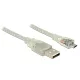 Delock 83901 USB 2.0 Type-A male > USB 2.0 Micro-B male 2m áttetsző