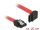 Delock 6 Gb/s sebességet biztosító SATA-kábel egyenes > felfelé néző SATA 0,2m (83972)