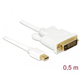   Delock Kábel mini Displayport 1.1 dugó > DVI 24+1 dugó 0,5 m (83986)