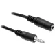 Delock jack 3.5 mm apa > jack 3.5 mm anya kábel 3 m (84002)