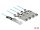Delock Aktív optikai kábel QSFP+ > 4 x SFP+ 3 m