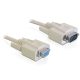 Delock 84064 RS-232 serial Sub-D9 male / female kábel 2 m