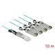 Delock Aktív optikai kábel QSFP+ > 4 x SFP+ 10 m