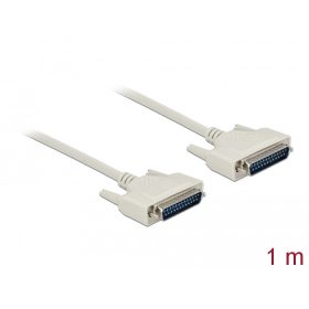 Delock D-Sub 25-ös soros kábel, dugó-dugó 1m (84172)