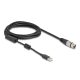 Delock Magas felbontású audio analóg - digitális átalakító kábel XLR 3 tű   A típusú USB 3 m (84178)