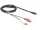 Delock 84212 jack 3.5 mm apa > 2 x RCA apa kábel 5 m
