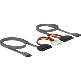 Delock DL84239 SATA All-in-One cable for 2x HDD