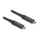 Delock Aktív optikai USB-C  8K Video + adat + PD kábel 3 m (84246)