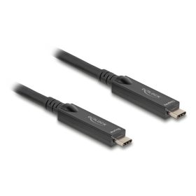   Delock Aktív optikai USB-C  8K Video + adat + PD kábel 10 m (84257)