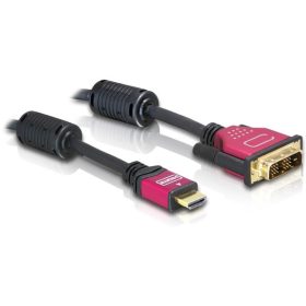 Delock 84344 HDMI apa -> DVI apa átalakító kábel 5m