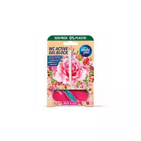AmbiPur aktív wc gél block 45 g rose & lily