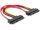 Delock SATA kábel (22 tű) anya   (22 tű) anya,  20cm