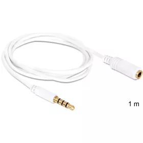 Delock 84480 sztereo Jack 3.5 mm apa / anya 1m