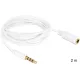 Delock DL84482 audio sztereo Jack 3.5 mm apa / anya IPhone 4 pin kábel 2 m