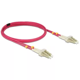 Delock OM4 optikai kábel, LC/LC csatlakozás, 1m