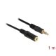 Delock Hosszabbító kábel Audio Stereo Jack 3.5 mm apa/ anya IPhone 4 pin 1 m