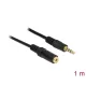 Delock Hosszabbító kábel Audio Stereo Jack 3.5 mm apa/ anya IPhone 4 pin 1 m