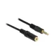 Delock 84667 sztereo Jack 3.5 mm apa / anya iPhone 4 pin hosszabbító kábel 2m