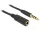 Delock 84668 sztereo Jack 3.5 mm apa / anya iPhone 4 pin hosszabbító kábel 3m