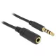 Delock 84668 sztereo Jack 3.5 mm apa / anya iPhone 4 pin hosszabbító kábel 3m