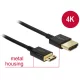 Delock High Speed HDMI Ethernettel - HDMI-A apa -> HDMI Mini-C apa 2m vékony (84778)