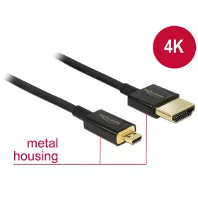   Delock 84781 High Speed HDMI-kábel Ethernettel - HDMI-A -> HDMI Micro-D, 3D, 1m
