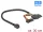 Delock Kábel SFF-8643 dugó > U.2 SFF-8639 hüvely + SATA tápcsatlakozó 30 cm (84823)