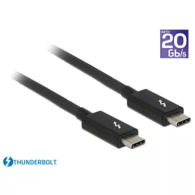   Delock 84847 Thunderbolt 3 USB-C összekötő kábel, 2 m, fekete