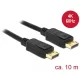 DeLock 84862 Displayport 1.2 apa > Displayport apa 10m fekete
