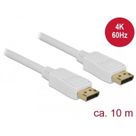  Delock Kábel Displayport 1.2 dugó > Displayport dugó 4K 60 Hz 10 m
