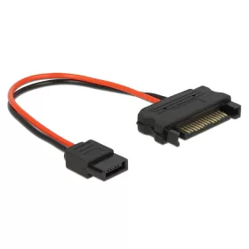   Delock 84873 SATA-tápkábel 15 tűs csatlakozódugóval > Slim SATA-tápcsatlakozó 6 tűs csatlakozó, 10cm