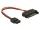 Delock 84873 SATA-tápkábel 15 tűs csatlakozódugóval > Slim SATA-tápcsatlakozó 6 tűs csatlakozó, 10cm
