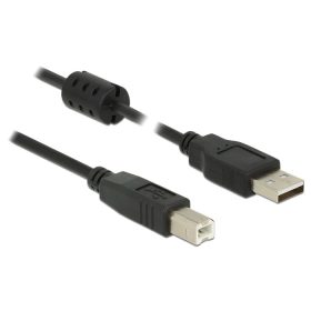 Delock 84898 USB 2.0 A > USB 2.0 B kábel, 3 m, fekete
