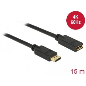Delock DisplayPort 1.2 bovítokábel 4K 60 Hz 15 m