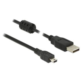   Delock 84914 USB 2.0 A > USB 2.0 mini-B kábel, 2 m, fekete
