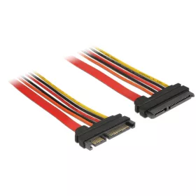  Delock SATA 6Gb/s 22 tűs csatlakozó > SATA 22 tűs aljzat hosszabbító kábel 10cm (84917)