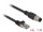 Delock RJ45 csatlakozót és M12 csatlakozót összekötő kábel 8 tűs A kódolt Cat.5e SFTP 1 m hosszú (84922)