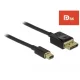 Delock mini DisplayPort apa -> DisplayPort apa átalakító kábel 1m fehér (84927)